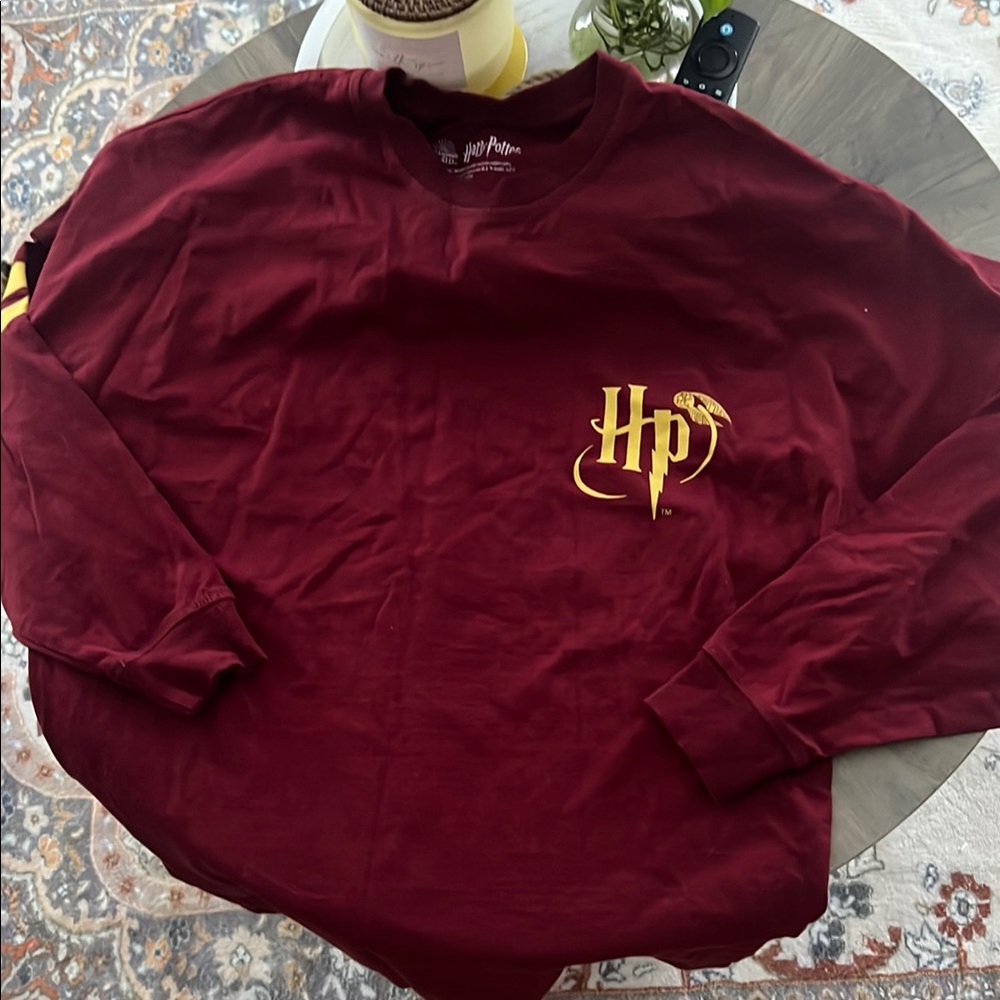 Harry Potter Maroon Long Sleeve Shirt